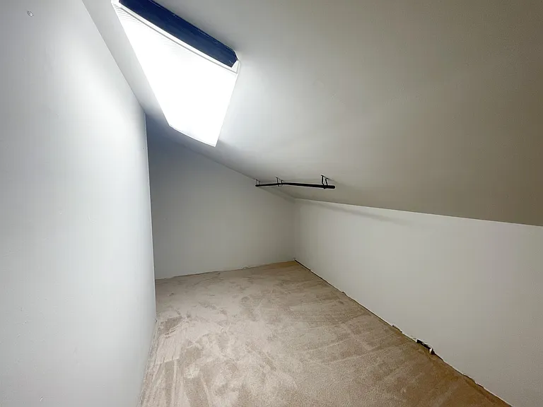 Deep upstairs hall closet, great for storage.