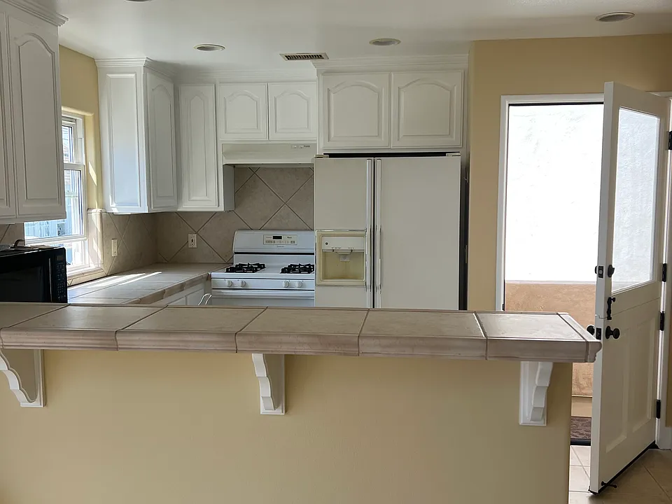 Kitchen and entry