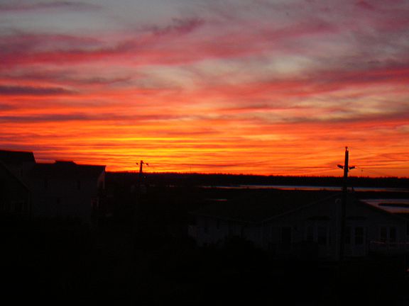 view from front deck