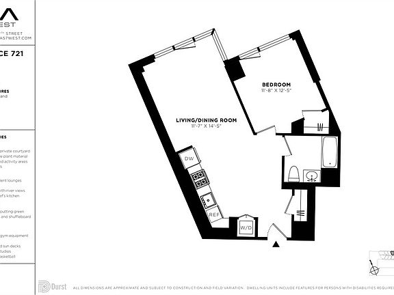 2nd image of 625 W 57th St APT 721
