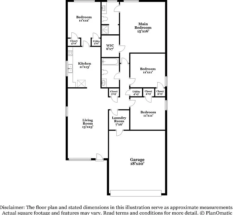 4 bed, 2.0 bath, 1483 sqft, $1,660 — Photo 2