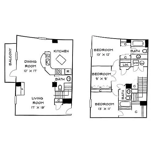 Floor plan Willow Premier