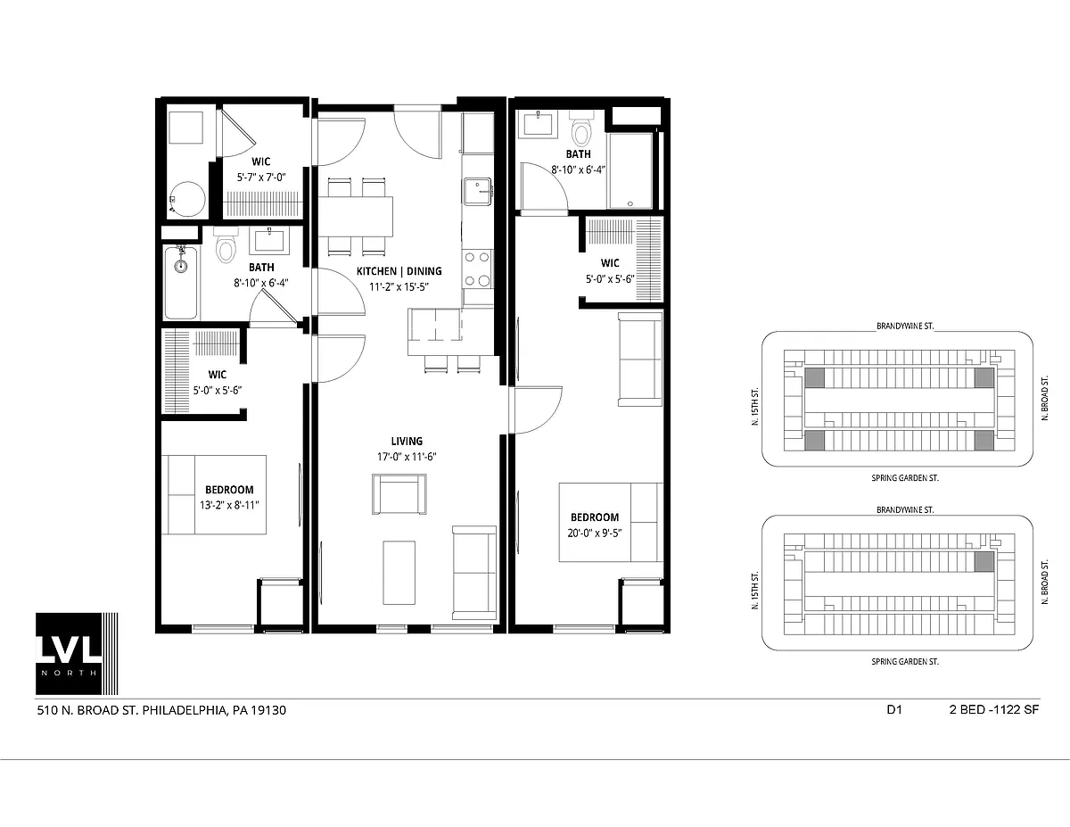 Floor plan D1