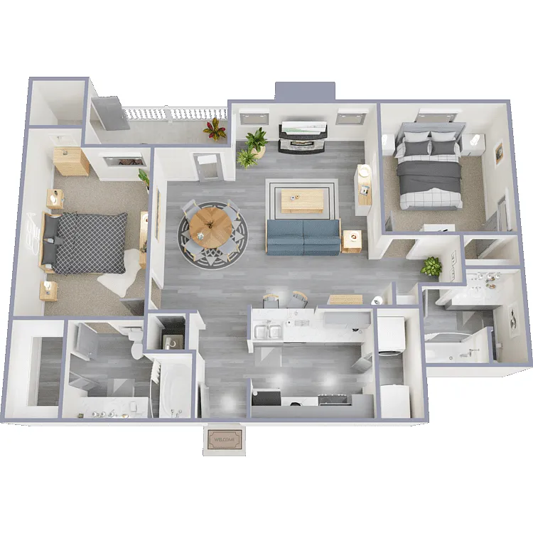 Floor plan B1