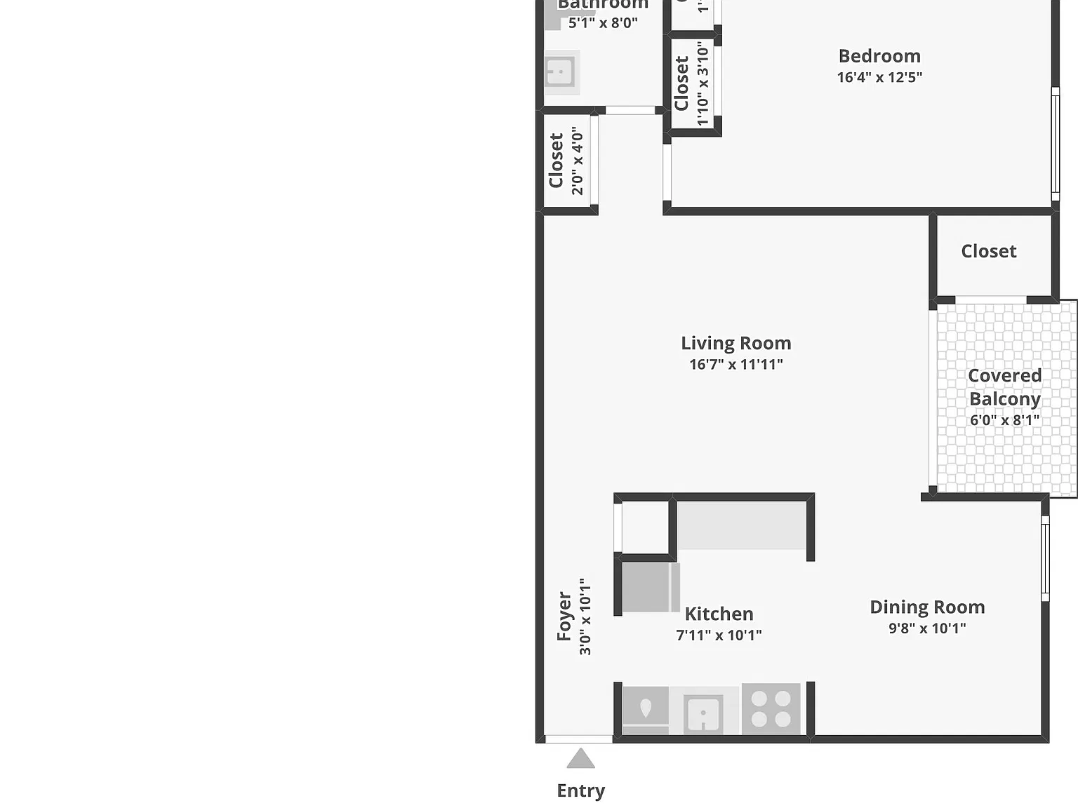 1 bed, 732 sqft, $1,680 — Photo 2