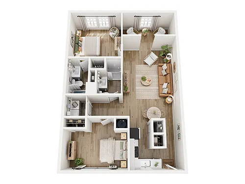 Floor plan Barnett