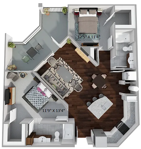 Floor plan B2