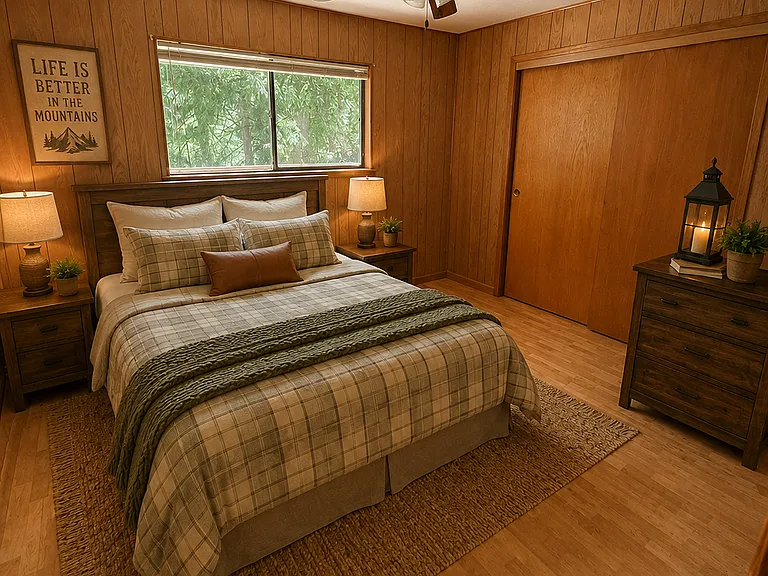 bedroom 2 on the left