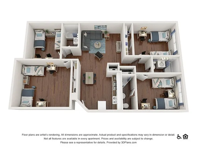 Floor plan Breakpointe 4x3