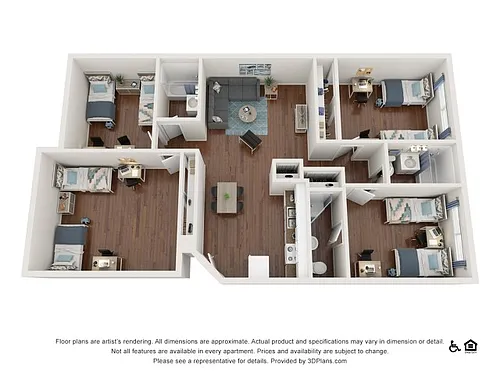 Floor plan Breakpointe 4x3