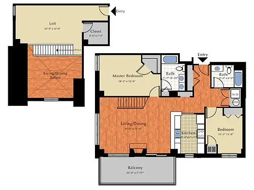 Floor plan F | Penthouse
