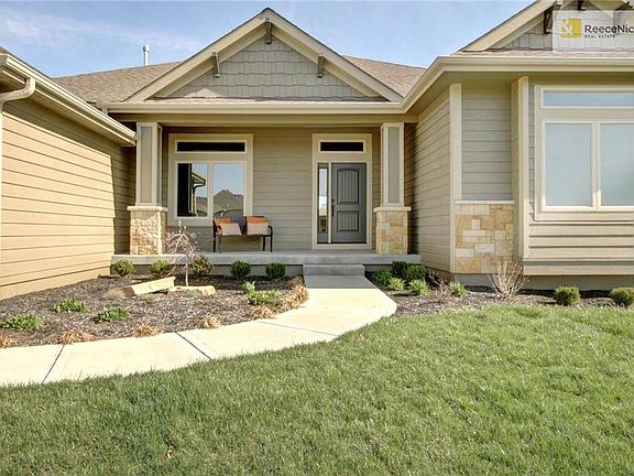 Inviting front porch.