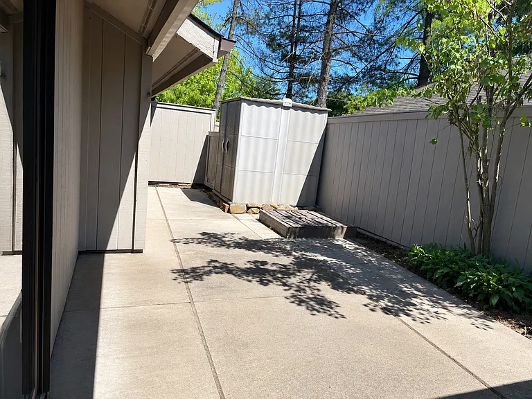 Enclosed patio and storage