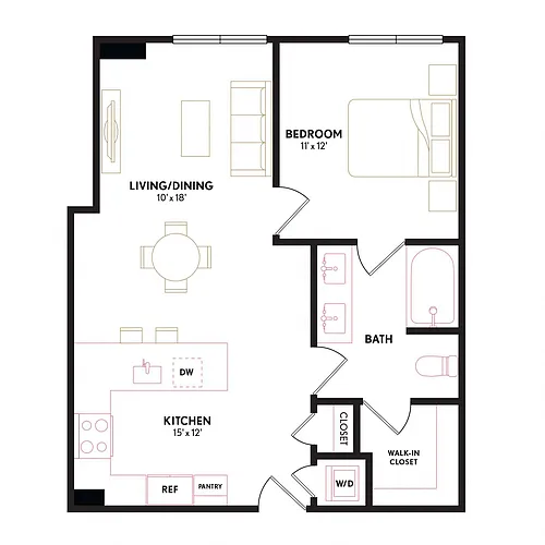 Floor plan A18