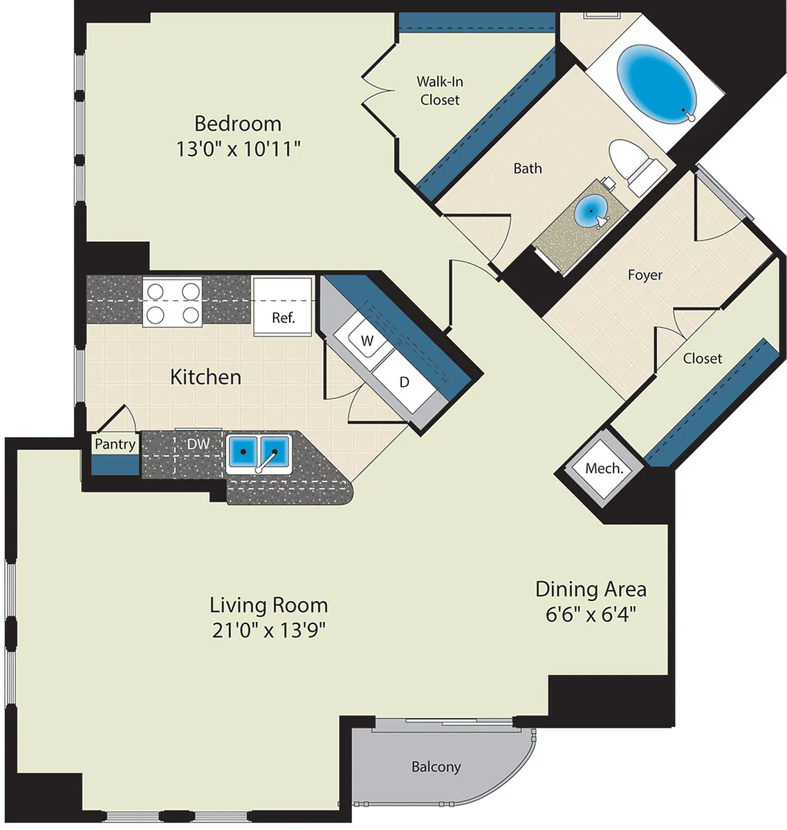 Floor plan The Cleveland