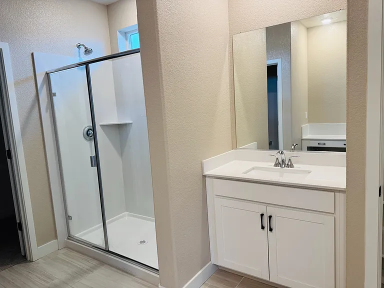 Master bath with shower view