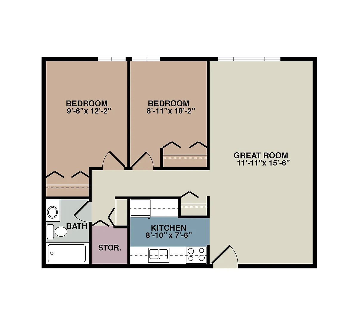 Floor plan 2X1
