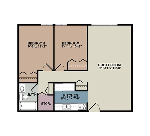 Floor plan 2X1