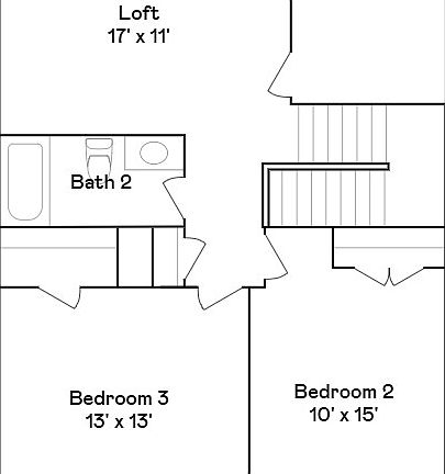 Second floor -Floor plan