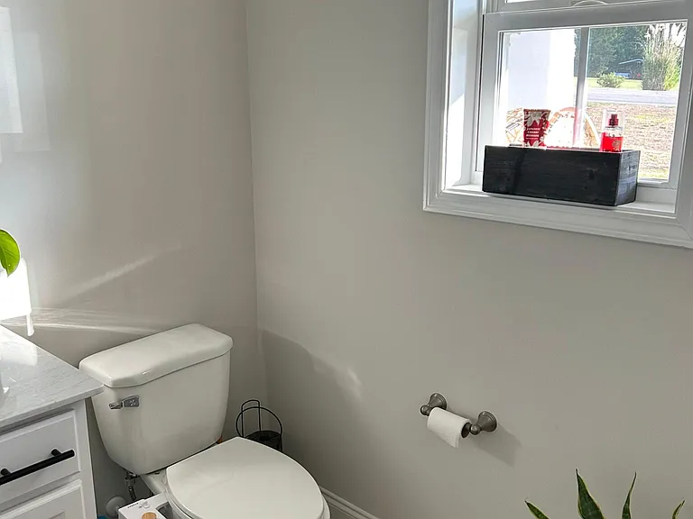 Downstairs half bath