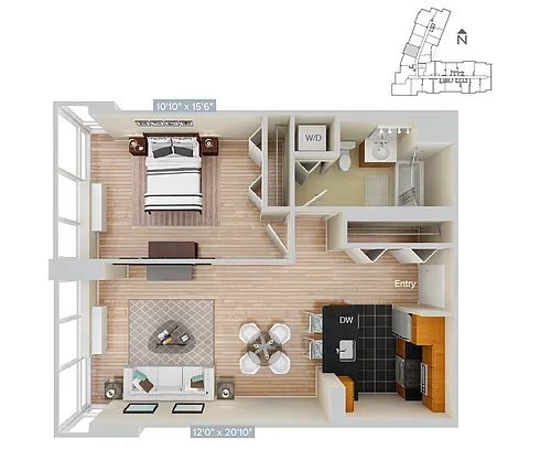 Floor plan Furnished-f-A9-743
