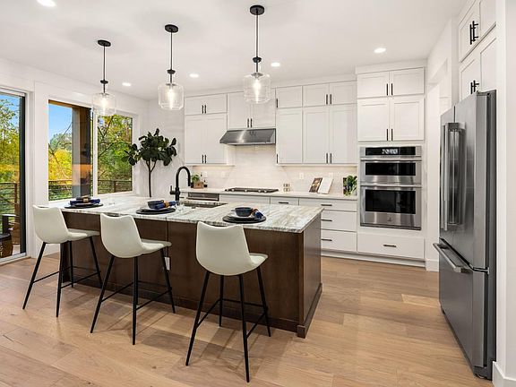 Well-designed kitchen with JennAir appliances