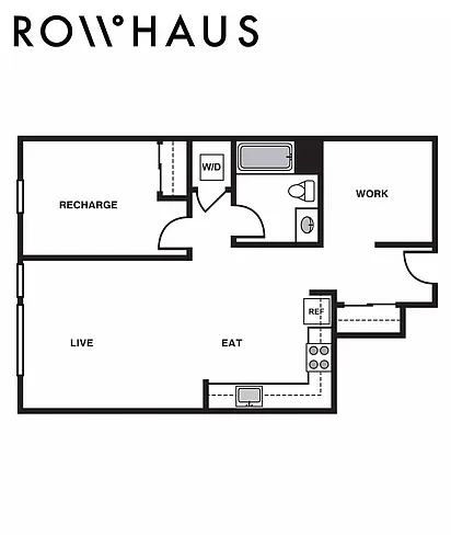 Floor plan 1X1 C