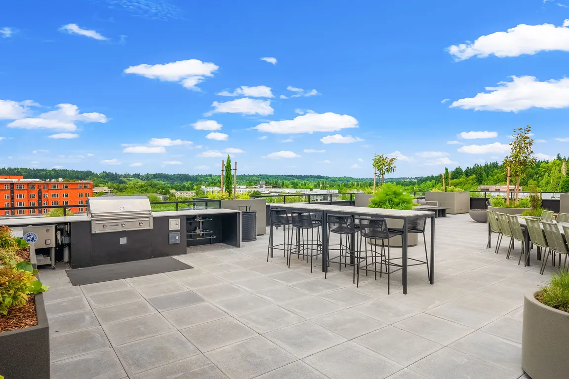 Grill master's paradise: BBQ on the rooftop with seats aplenty! ______