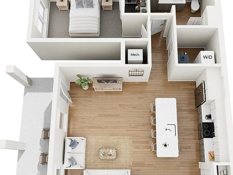 Floor Plan A4 | Echelon at Charlotte | Apartments in Charlotte, NC Floor Plan A4 | Echelon at Charlotte | Apartments in Charlotte, NC