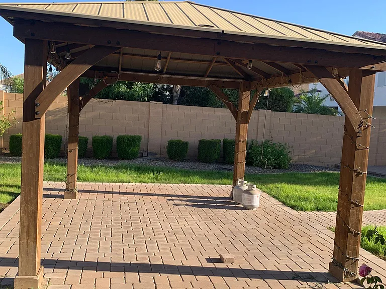Pergola In The Backyard