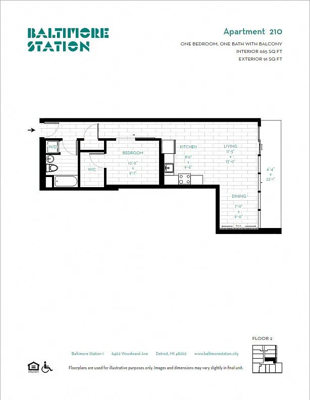 Floor plan 210