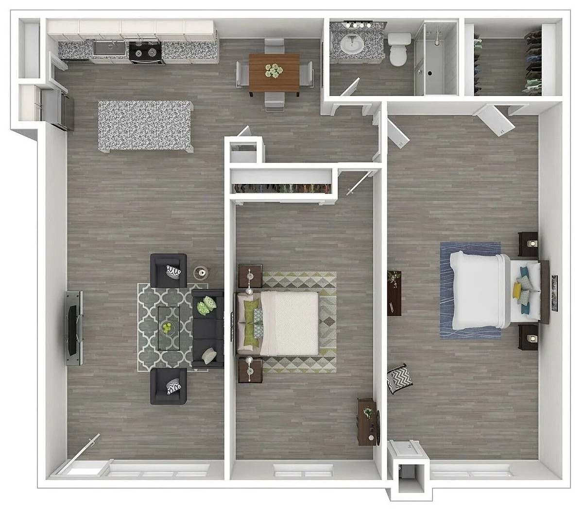 Floor plan 2 Bedroom