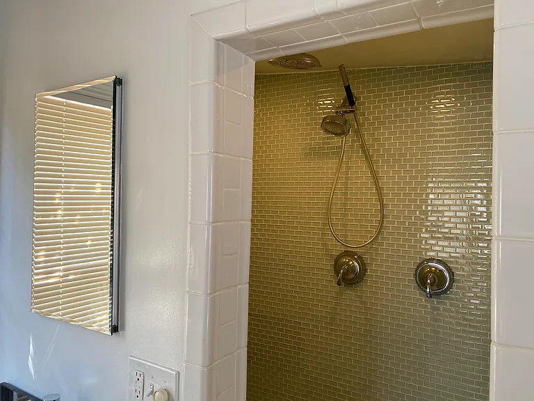 2nd floor bathroom suite has claw tub and separate shower