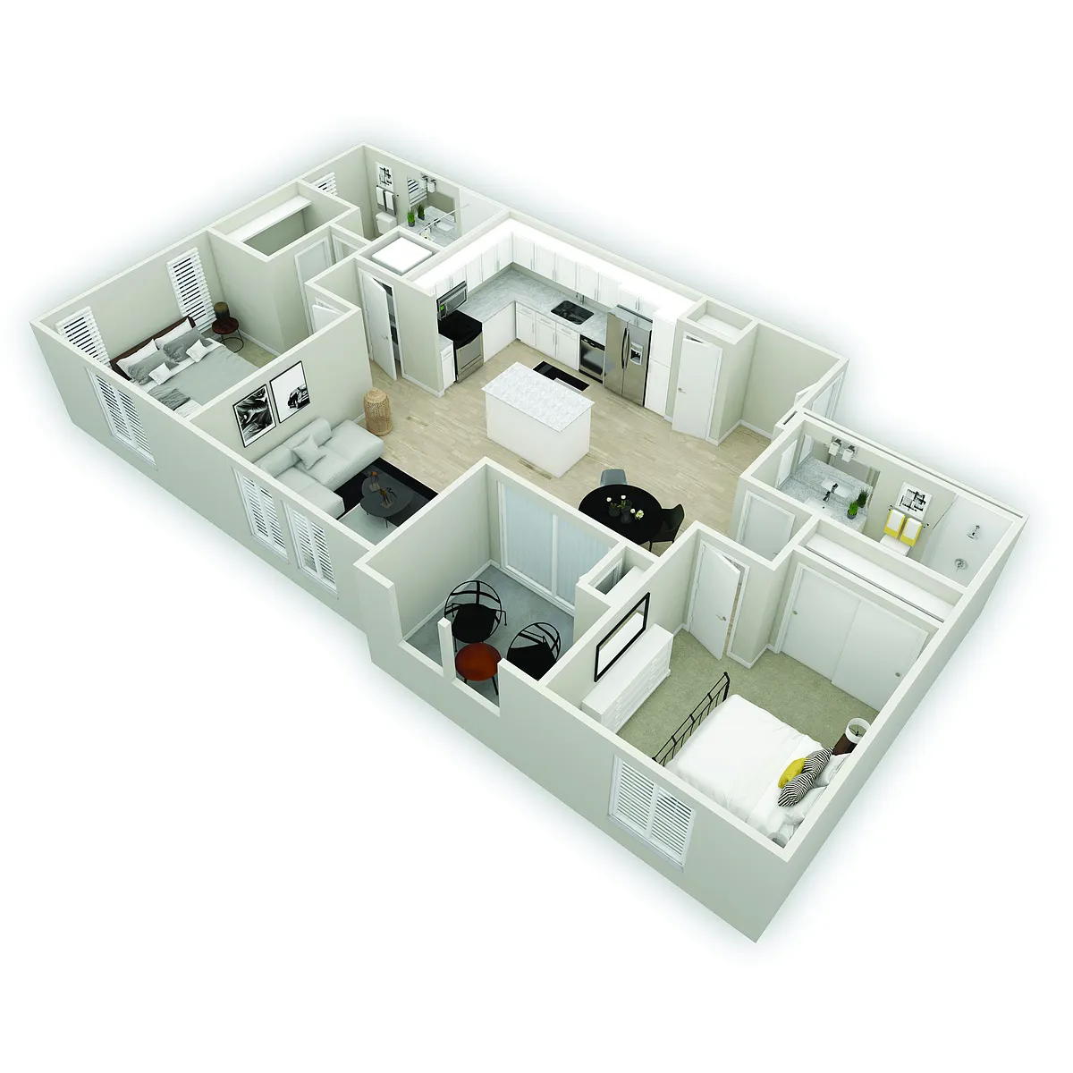 Floor plan B1