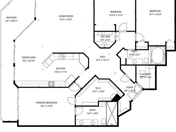 3rd image of 1617 N Flagler Dr APT 6A