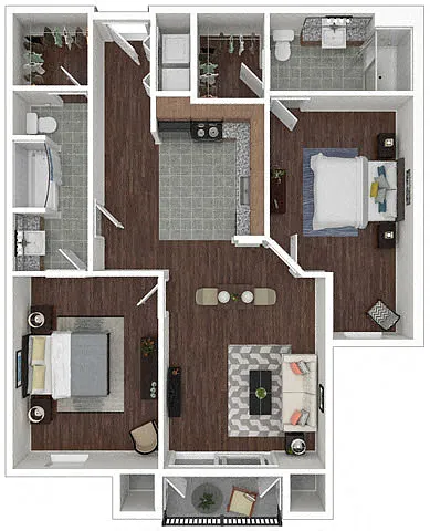 Floor plan B3