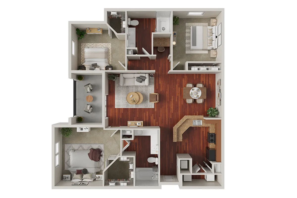 Floor plan C1 80