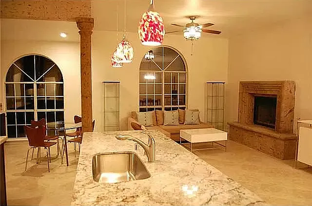 Previous fireplace