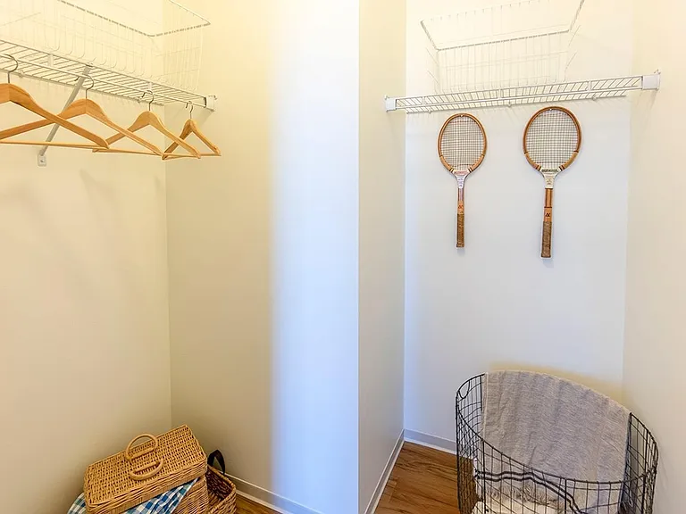 Store everything from clothes to hobby gear in our spacious walk-in closets