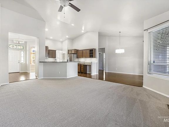 Living room, dining room, kitchen