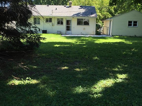 spacious fenced backyard