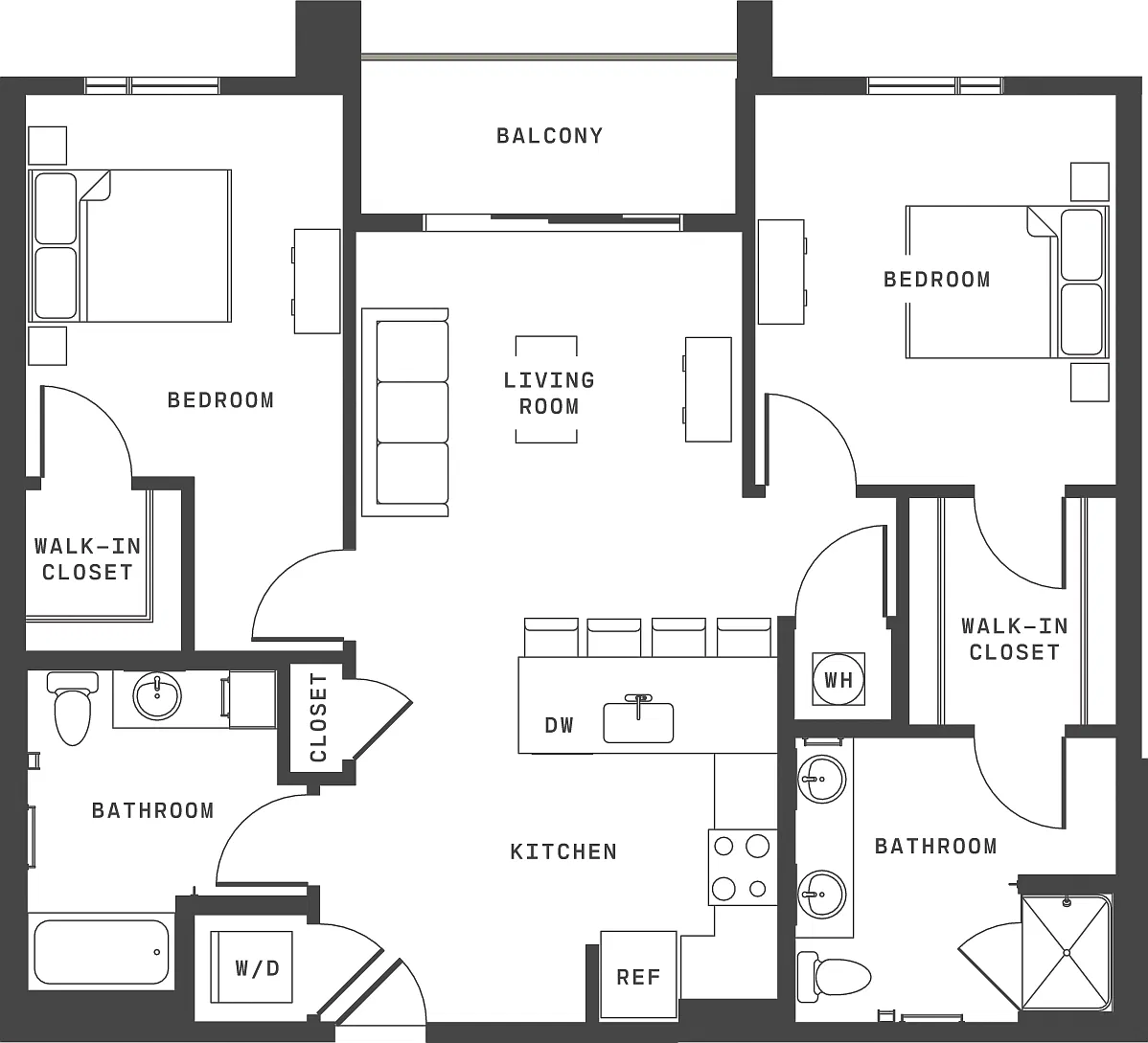 Floor plan B1aB