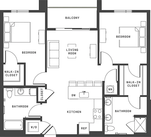 Floor plan B1aB