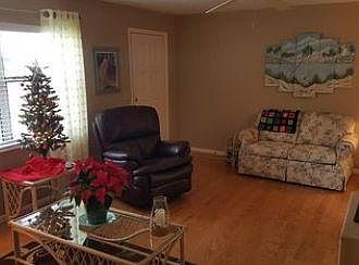Front entrance and living room