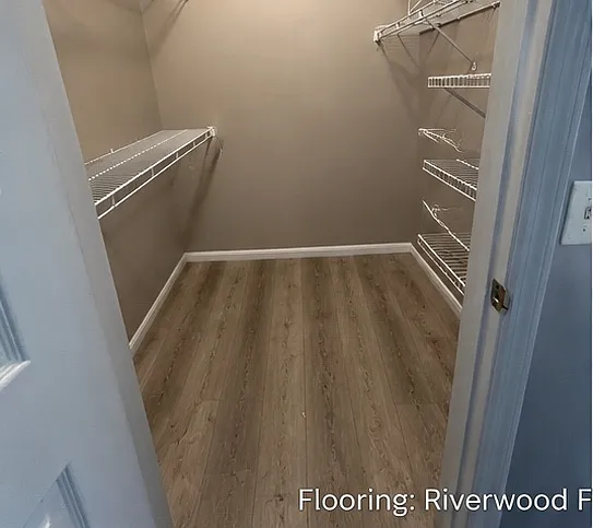 Both bedrooms have walk-in closets