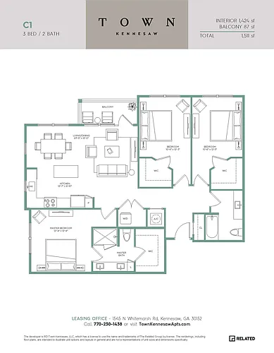 Floor plan C1