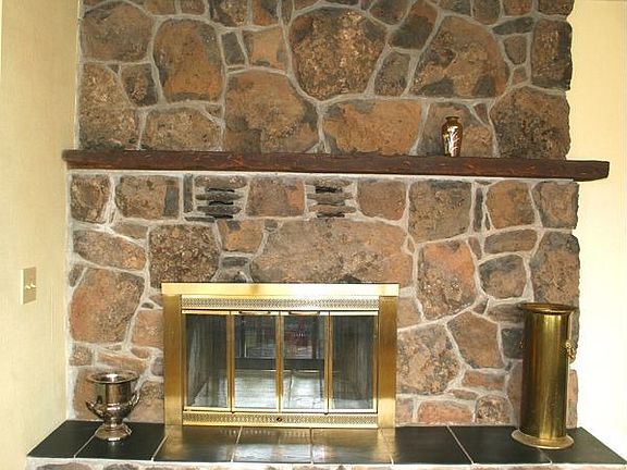 Dual Sided Fireplace
