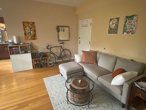 Living room and apt entrance