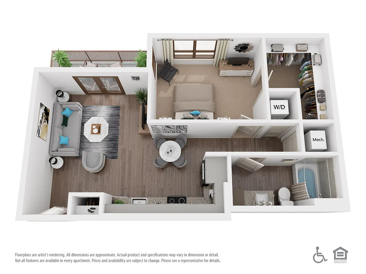 Floor plan A1B