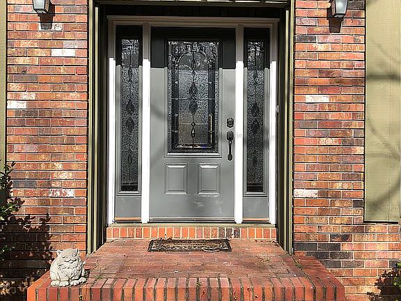 Front steps and door